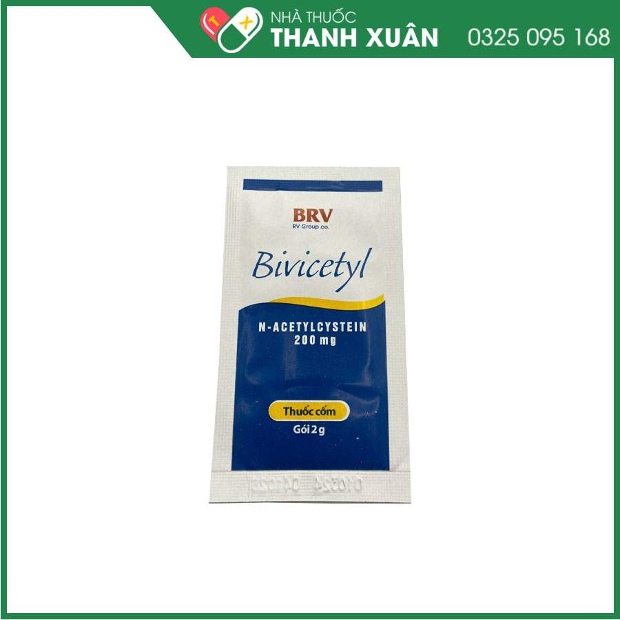Bivicetyl thuốc điều trị viêm phế quản